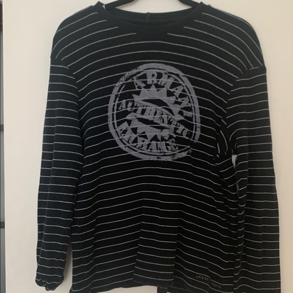 Armani Exchange Black Knit Sweater